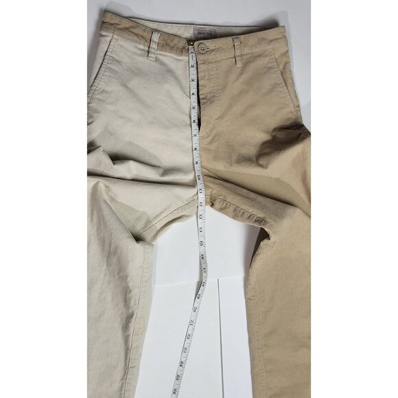 Brixton Womens Two-Tone Cream/Khaki Tan Victory Corduroy Pants Size 26 - Picture 7 of 11